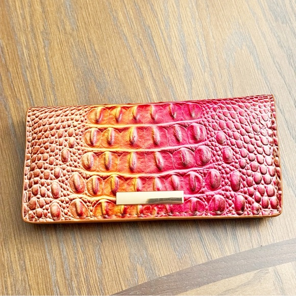 Brahmin Melbourne Croc-Embossed Convertible Clutch - Picture 4 of 6